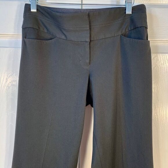 BLACK S-0R MID RISE EDITOR TROUSER PANT by EXPRESS - Picture 1 of 4